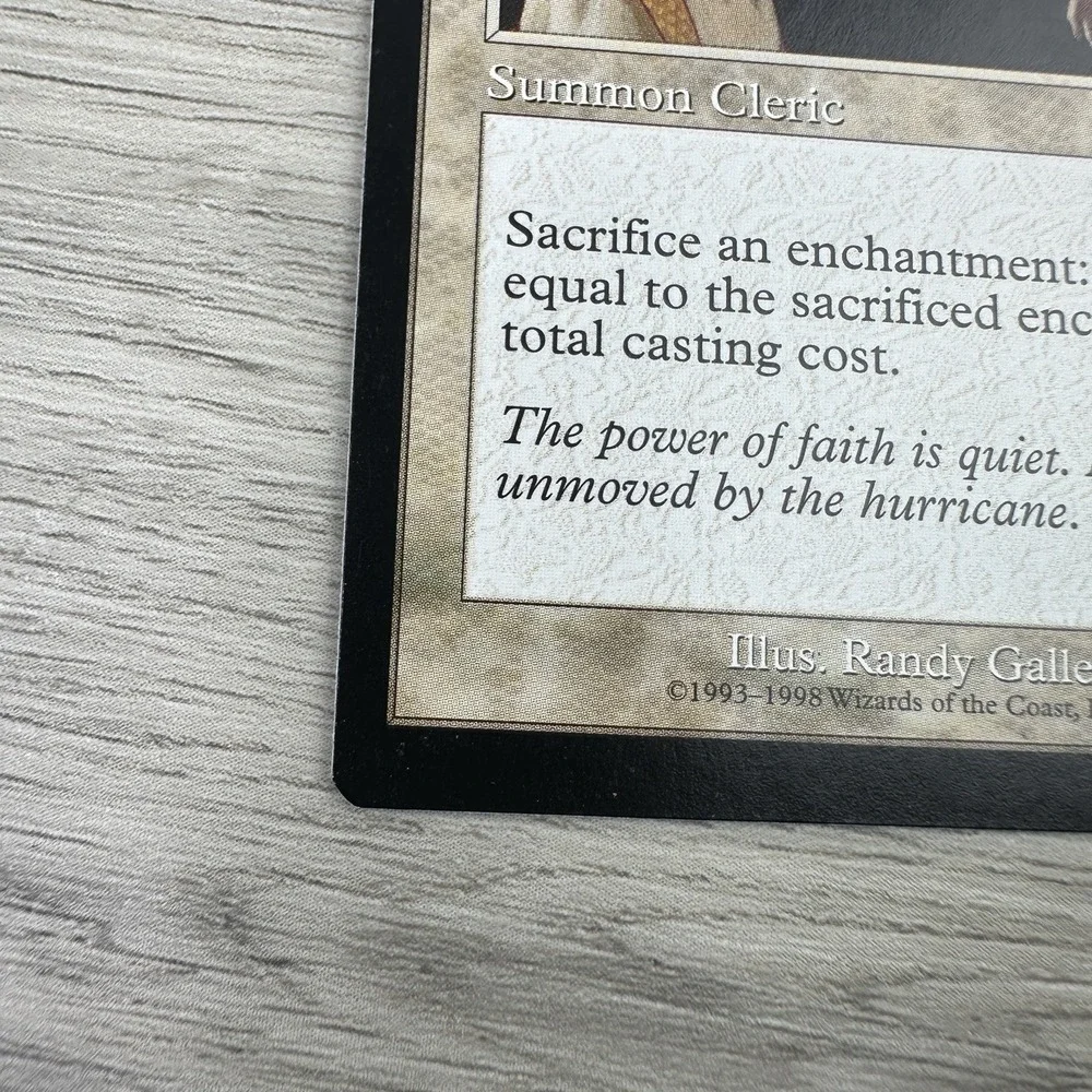 MTG Faith Healer Urza's Saga Rare Magic The Gathering LP Reserved List